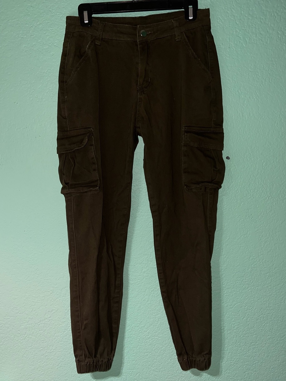 Unisex Cargo Pants — Olive Green